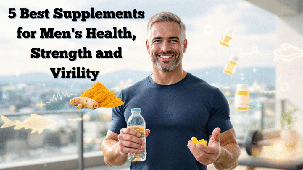 best supplements for men's health, strength and virility